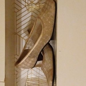 Nina Bridal Shoes Gold